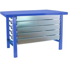 Banco de trabajo Simonwork BT6L - Metal 5 Cajones Azul