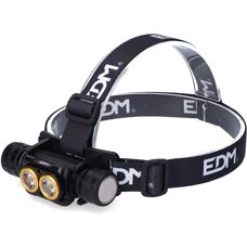EDM Supernova LED Stirnlampe - 3000 lm, 5 Modi, IP44, 40W