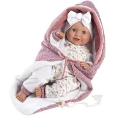 Poupée bébé Heidi - 42cm, Corps souple, Yeux dormeurs - Publicité