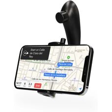 Ksix B9000SU16 Smartphone Car Mount - 360° Rotation - Black