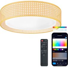 Plafón SmartLED KSIX Bohemia Wi-Fi RGBIC - 35W - Blanco