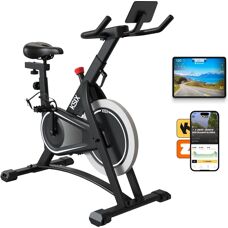 Bike de Exercício Indoor KSIX KB01 - Ajustável, Compatível com Rotas Virtuais
