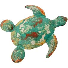 Alexandra House Living Figurine - Metal Turtle - 21x3x19 cm