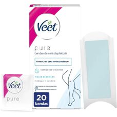 Veet Minima Paski do Usuwania Włosów z Ciała (20 szt.)