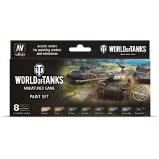 Vallejo 70245 Acrylic Paint Set - Miniatures, Tanks