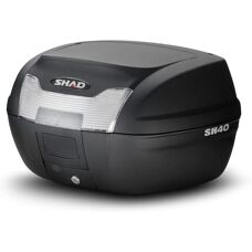 SHAD SH40 Top Case Black Light Grey - Motorcycle Storage
