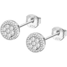 Fekete uniszex Lotus fülbevalók - Fülbevalók