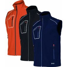 ISSA LINE - 04509 Snappy - Azul - XXL - Softshell Chaleco