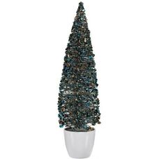 Krist+ Large Blue Golden Christmas Tree - Christmas Tree