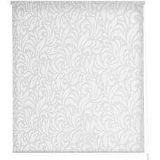 Estor Montevideo Blanco - Przezroczysta tkanina z Jacquard