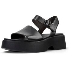 Sandalias Camper Tasha Negra con Plataforma - Sandalias