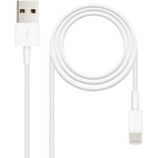 NANOCABLE Cabo Lightning 2 m Branco - Cabo Lightning