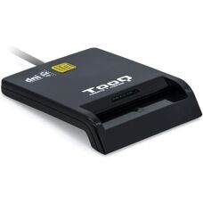 TooQ TQR-211B Smart Card Reader - USB 2.0 - Schwarz