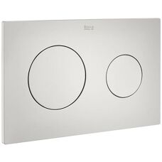 ROCA - PL10 DUAL ONE - Perla - mate - placa de accionamiento