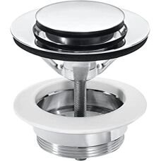 ROCA Cromado 40mm Dreno com Pop-up - Universal para Banheiro