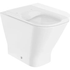 Roca A347737000 Rimless Back-to-wall Toilet - White