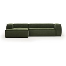 Kave Home Mørkeblå 3-seters sofa med venstre chaiselongue