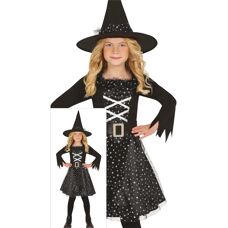 Guirca Stella Silver Witch Costume - Costumes for Kids 7-9