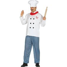 Guirca Chef Kostuum - Volwassen Koksoutfit voor Feesten