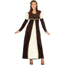 My Other Me Medieval Princess Costume - Brown Velvet M