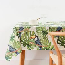 Belum Leaf of a plant Multicolour Tablecloth - 300 x 155 cm