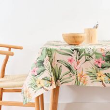 Belum Multicolour Cotton Stainproof Tablecloth - 150x150cm