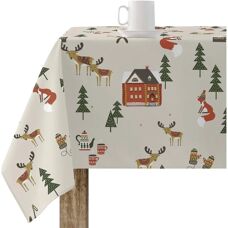 Belum Christmas Multicolour Resined Tablecloth - 300x150cm