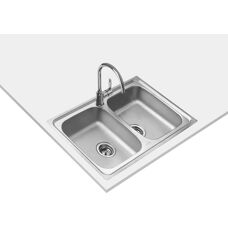 Teka Modell 115050002 - Rechteckiger Edelstahlspüle