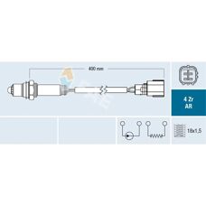 Toyota 75619 Zuurstofsensor - OEM 4 contacten