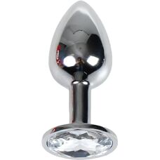 Secretplay Toys - Cavatappi Anale in Alluminio Trasparente 8cm - Anal Plug