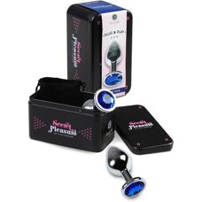 Secret play Pleasure Plug S - Bleu 7,5cm Plug Anal