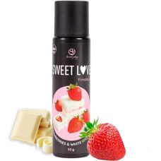 Secret Play Lubrifiant Comestibil Căpșuni și Ciocolată Albă - 60ml