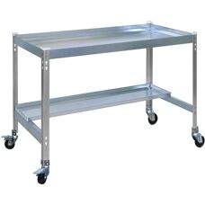 Modèle Simon 1500x600 Bureau en métal lourd - Gris - Publicité