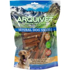 Bâtonnets de Saumon avec Peau - Friandises pour Chiens - Publicité