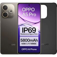 OPPO A5 Pro 4G Tela de 6,67" 256GB Smartphone + Capa Transparente