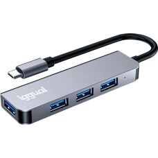 iggual IGG319239 USB-C 4-poorts Hub - USB 3.0 4 Poorten