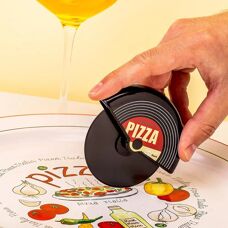 Fisura Pizzaschneider Edelstahl Ergonomisch Lustiges Design