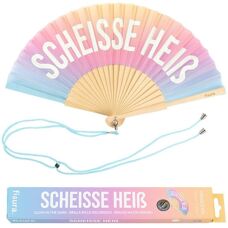 FISURA Handventilator - Leuchtender Text - Leicht & Kompakt