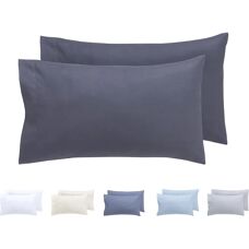 Todocama Dark Gray Microfiber Cushion Cover Set - 30x50 cm