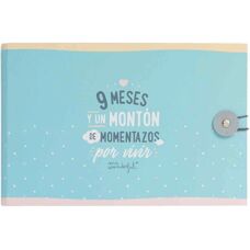 Álbum de Fotos de Embarazo Mr. Wonderful - 9 Meses de Momentos