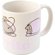Tasse Pusheen Purrito - Mug en céramique 350ml - Blanc - Publicité