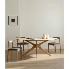 Kenay - Moore - 190x110 cm - Oval - Table à manger - Publicité