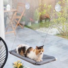 InnovaGoods Graue Hängende Katzenhängematte - Max. 30 kg