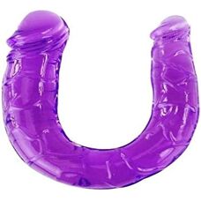 VPMKP Dildo Doble Gelatina Flexible - Felnőtt játék a dupla penetrációhoz