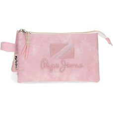 Pepe Jeans Unisex Dla Dzieci Różowa Etui - 22x12x5cm - Etui