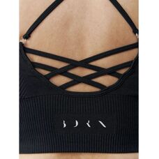 Born Living Yoga India Schwarzer Sport-BH - Sport-BH
