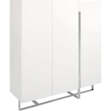 Angel Cerdá White Sideboard with Steel Legs - Sideboard