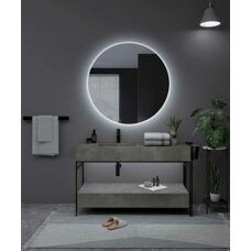 Espejo LED redondo Ledimex Oporto - Luz fría, 70cm