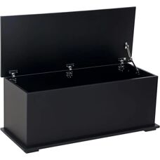 HOMCOM Arcón de Almacenamiento - 100x40x40 cm - Negro
