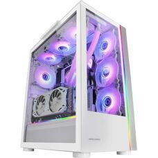 Boîtier PC Mars Gaming MCULTRA XXL Blanc - Publicité